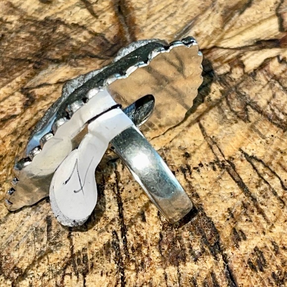 Dessert Gray Drusy Ring Size 7 - Picture 6 of 7